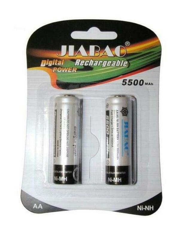 Jiabo R6 / AA Talpa: 5500mAh Įtampa: 1.2V NI-MH