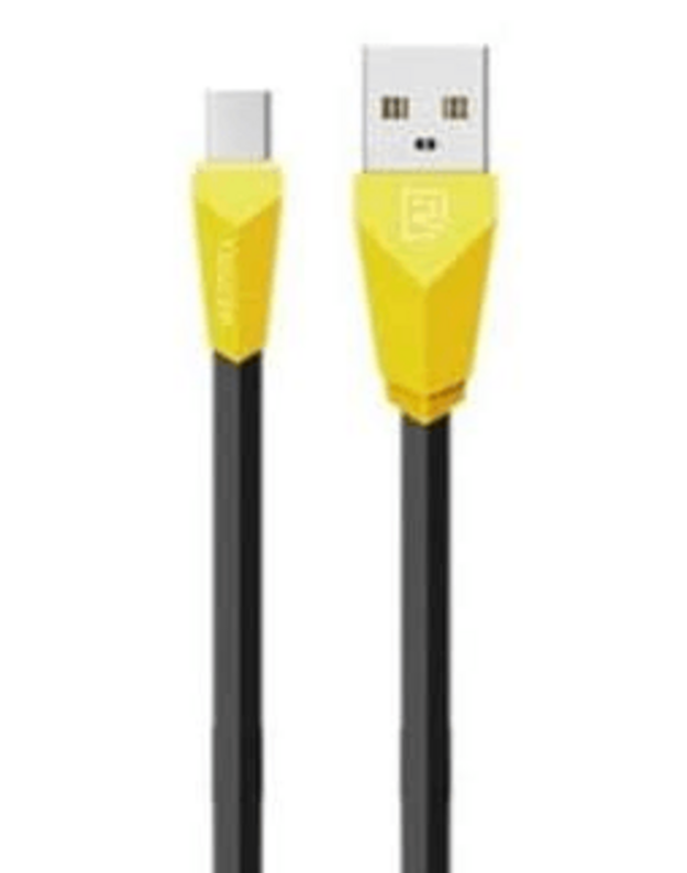 Usb kabelis remax alien micro usb, geltonas- juodas