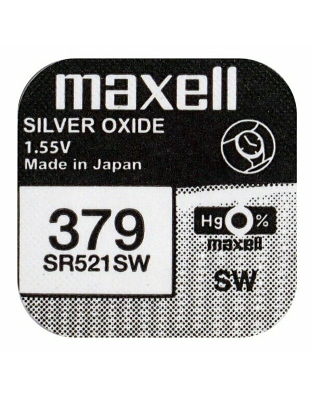 Maxell 379 AG0 618 SR63 JA SR521SW