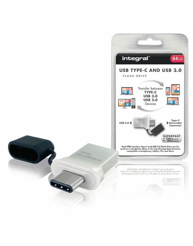 INTEGRAL PENDRIVE USB3.0 64GB BLACK