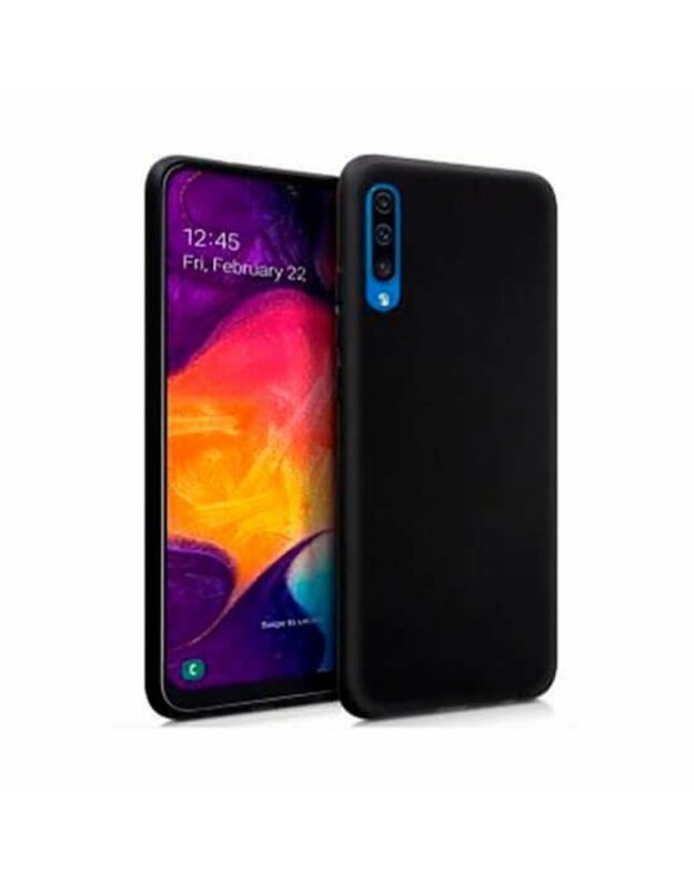 SILIKONINIS DANGTELIS SAMSUNG GALAXY A50 - JUODAS