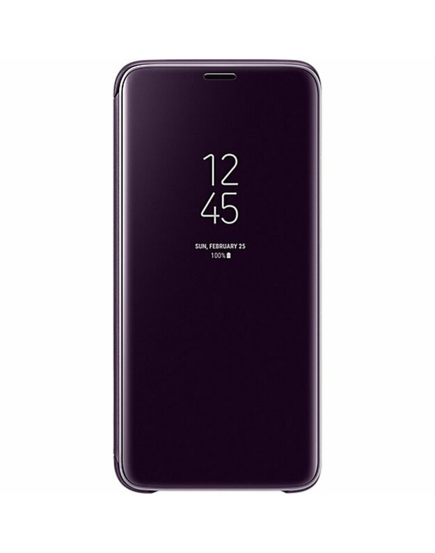 „Samsung ZG960CV Clear View“ stovimas dangtelis, skirtas Galaxy S9 Purple