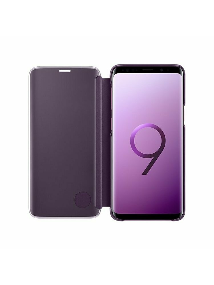 „Samsung ZG960CV Clear View“ stovimas dangtelis, skirtas Galaxy S9 Purple