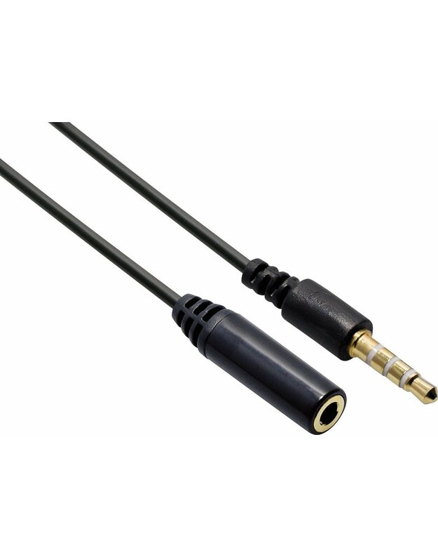 Gembird 3.5mm MM 4-PIN audio cross-over adapter cable, black