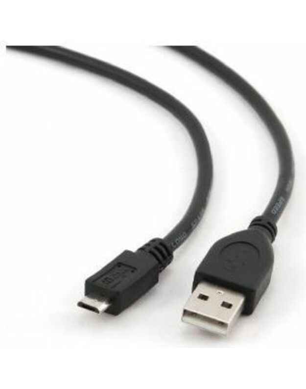 Netrack USB to MicroUSB, 0.1m kabelis juodas 