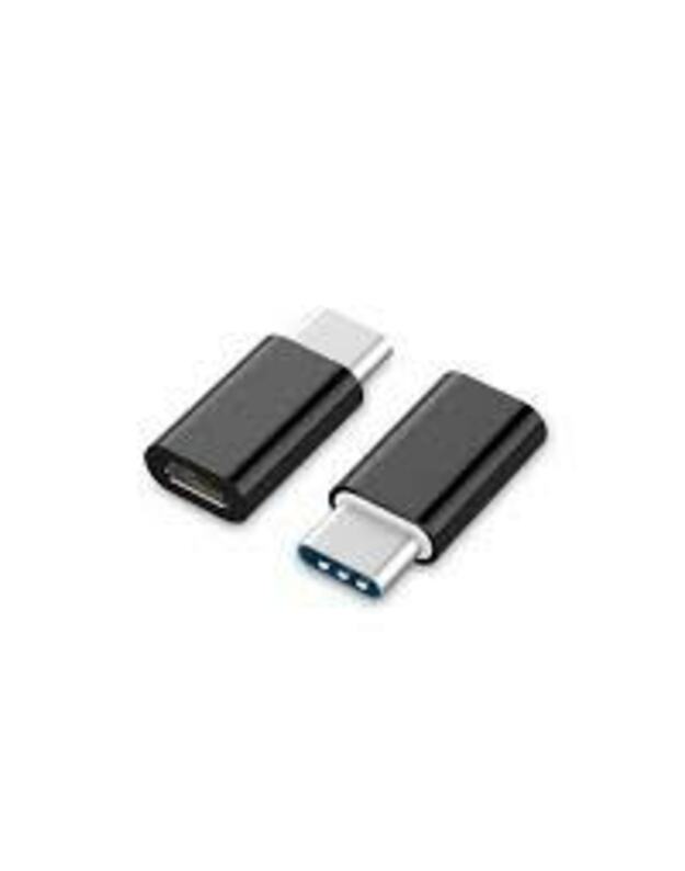 USB 2.0 Type-C adapter (CM/MicroUSB-F), black