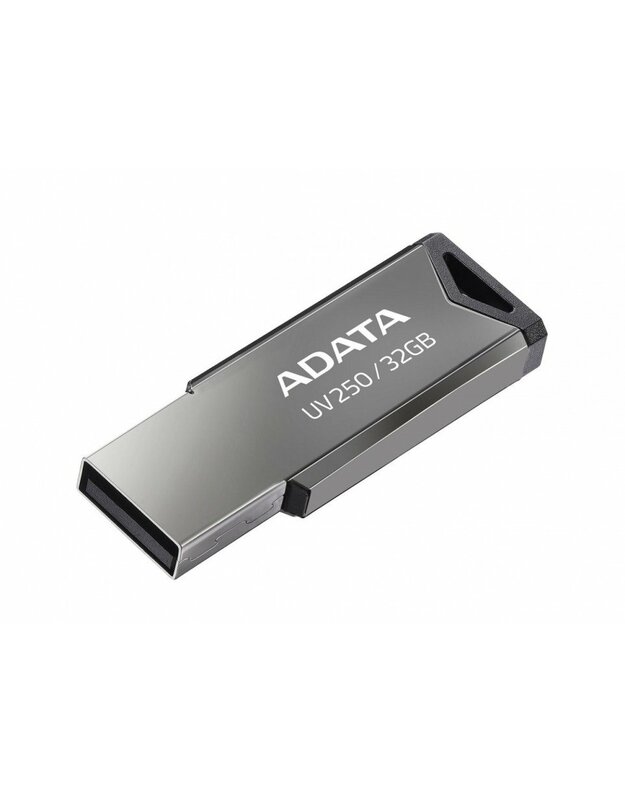 PEN DRIVE ADATA UV250 AUV250-32G-RBK (32GB, USB 2.0, SILVER COLOR)