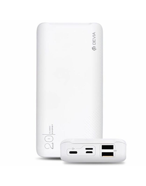 Devia Smart Power Bank 20000mAh - White