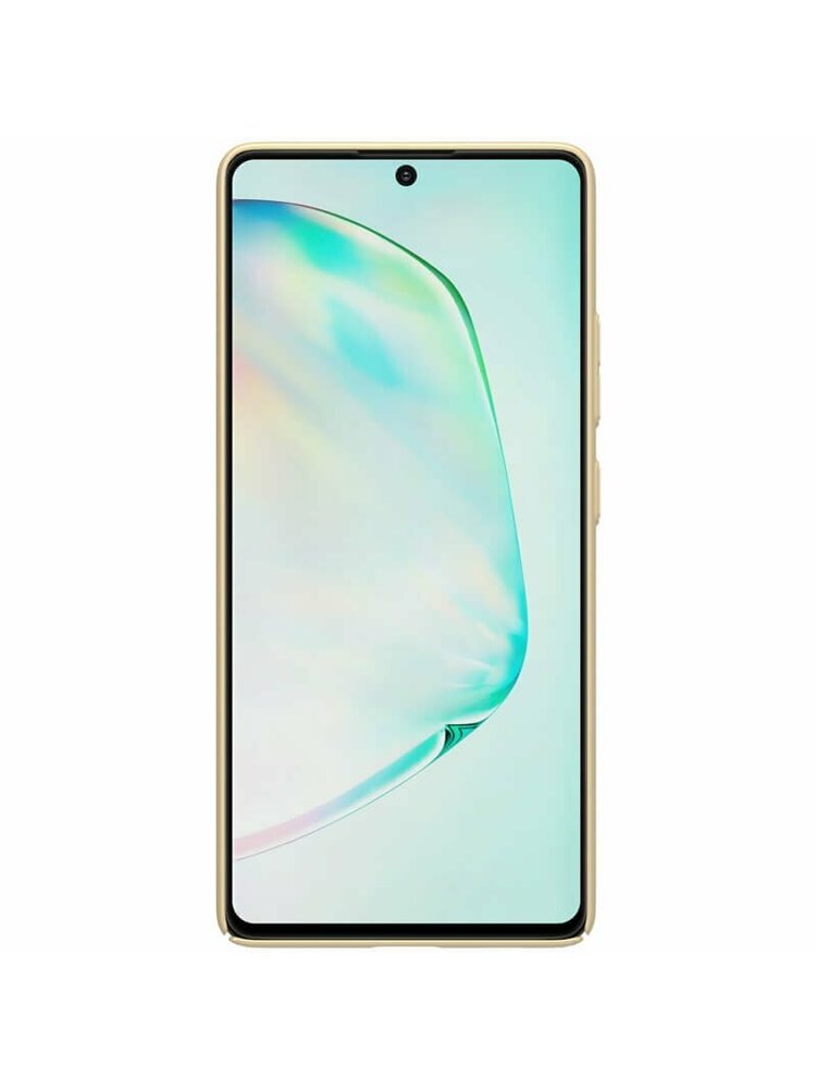 Nillkin Super matinis galinis dangtelis, skirtas Samsung Galaxy S10 Lite, auksinis – auksinis