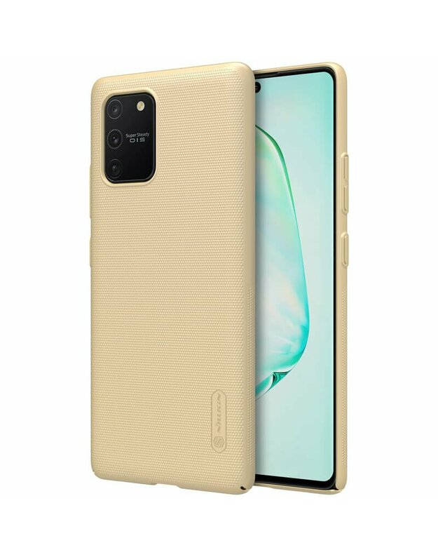 Nillkin Super matinis galinis dangtelis, skirtas Samsung Galaxy S10 Lite, auksinis – auksinis