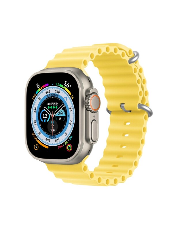 Apyrankė Dux Ducis OceanWave Series Apple Watch 38/40/41mm Yellow