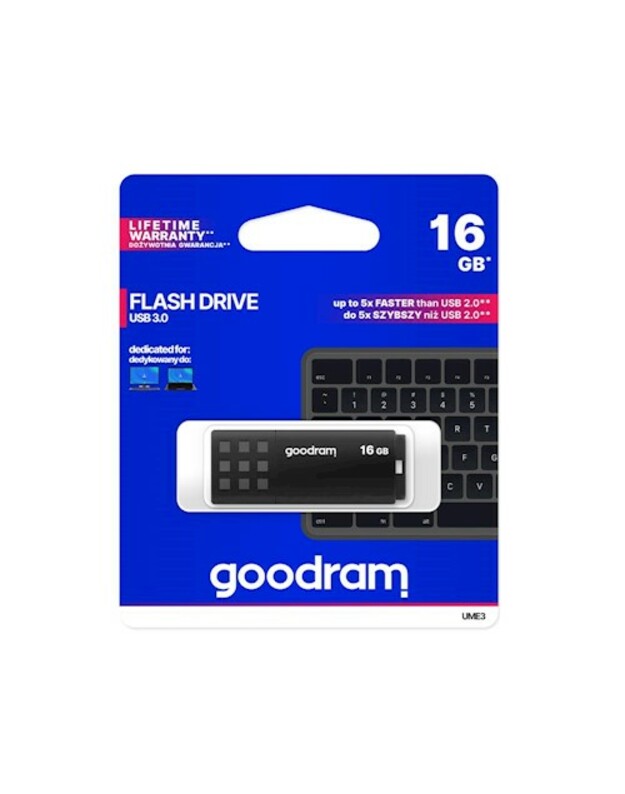 Atmintinė Goodram UME3 16GB USB 3.0