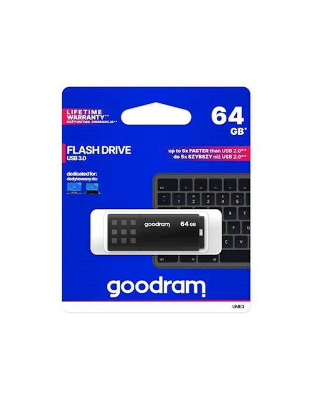 Atmintinė Goodram UME3 64GB USB 3.0 juoda