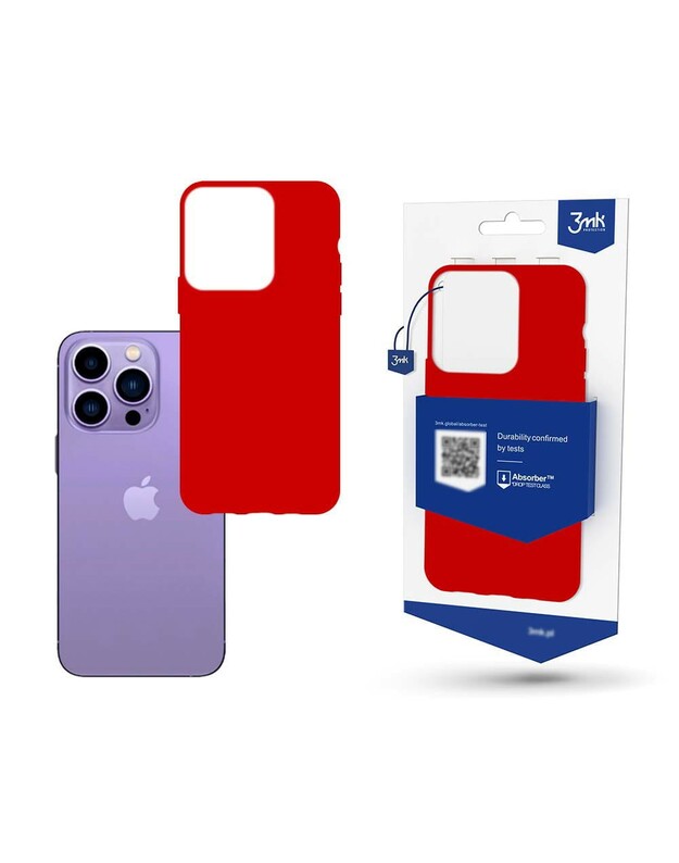 Dėklas 3mk Matt Case Apple iPhone 14 Plus raudonas