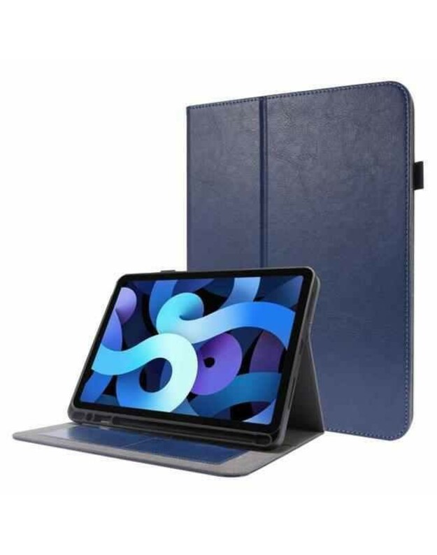 Dėklas Folding Leather Lenovo Tab M10 Plus 3rd Gen TB125FU/TB128FU/TB128XU 10.6 tamsiai mėlynas