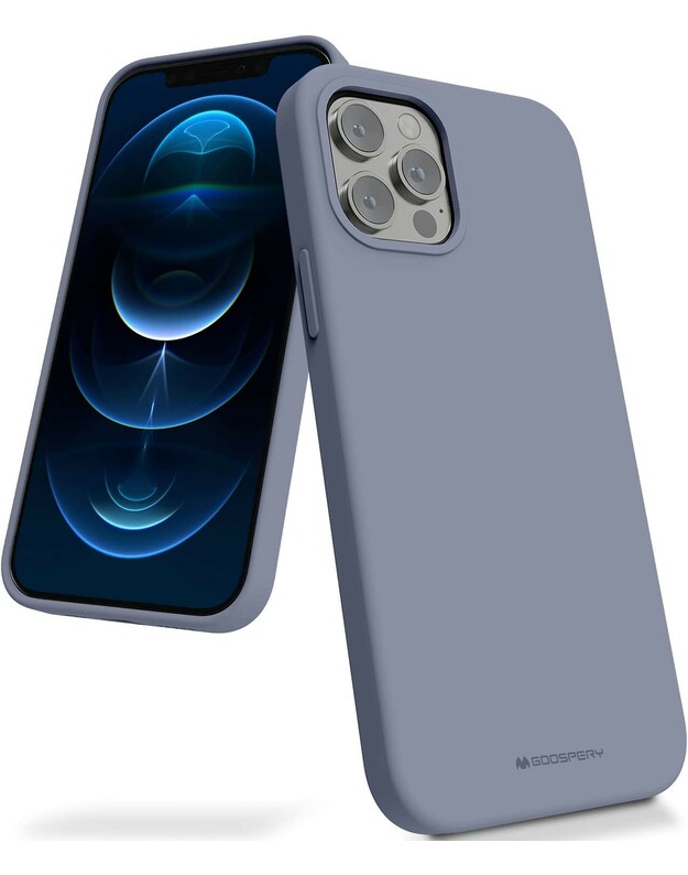 Dėklas Mercury Silicone Case Apple iPhone X/XS levandos pilka