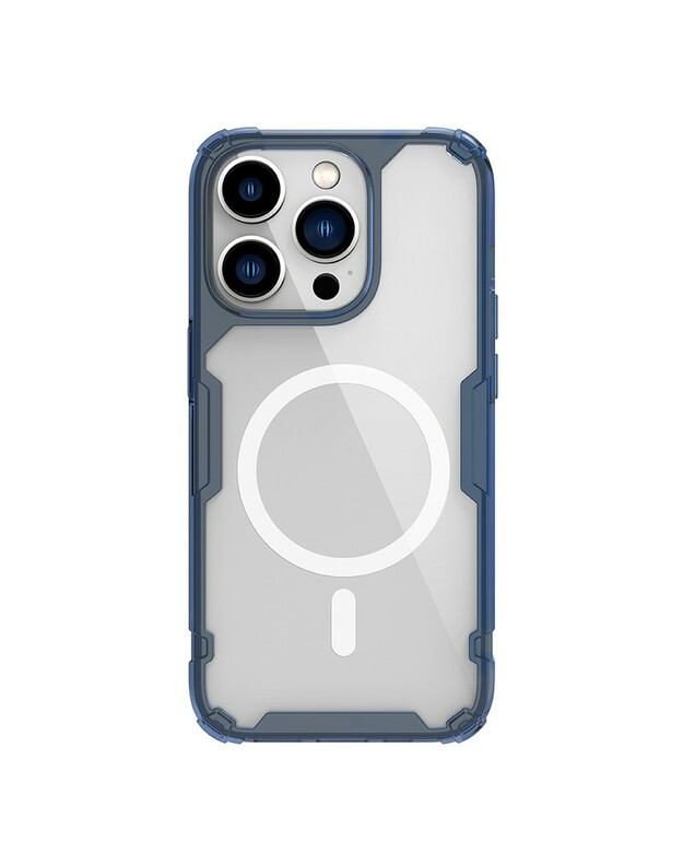 Dėklas Nillkin Nature TPU Pro Magnetic Apple iPhone 13 mėlynas