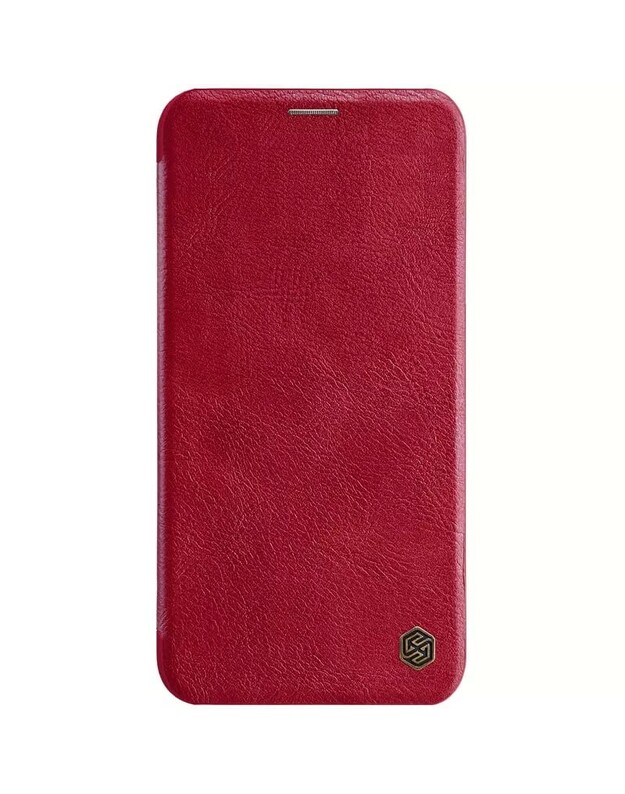 Dėklas Nillkin Qin Leather Samsung A346 A34 5G raudonas