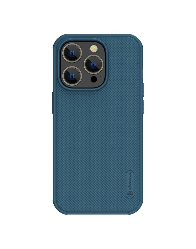 Dėklas Nillkin Super Frosted Shield Pro Magnetic Apple iPhone 14 Pro Max mėlynas