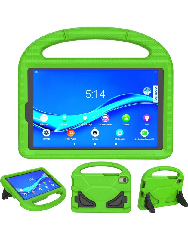 Dėklas Shockproof Kids Samsung X110/X115 Tab A9 8.7 žalias