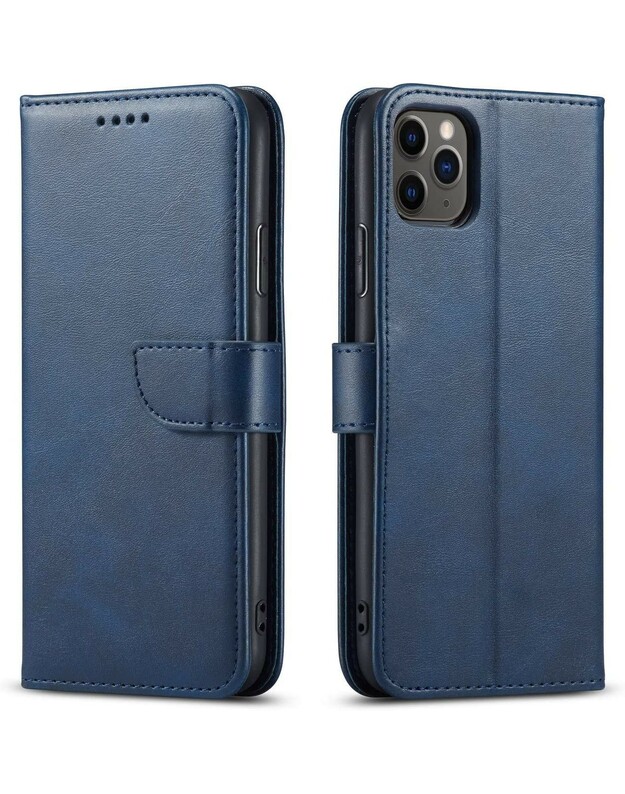 Dėklas Wallet Case Apple iPhone 11 mėlynas