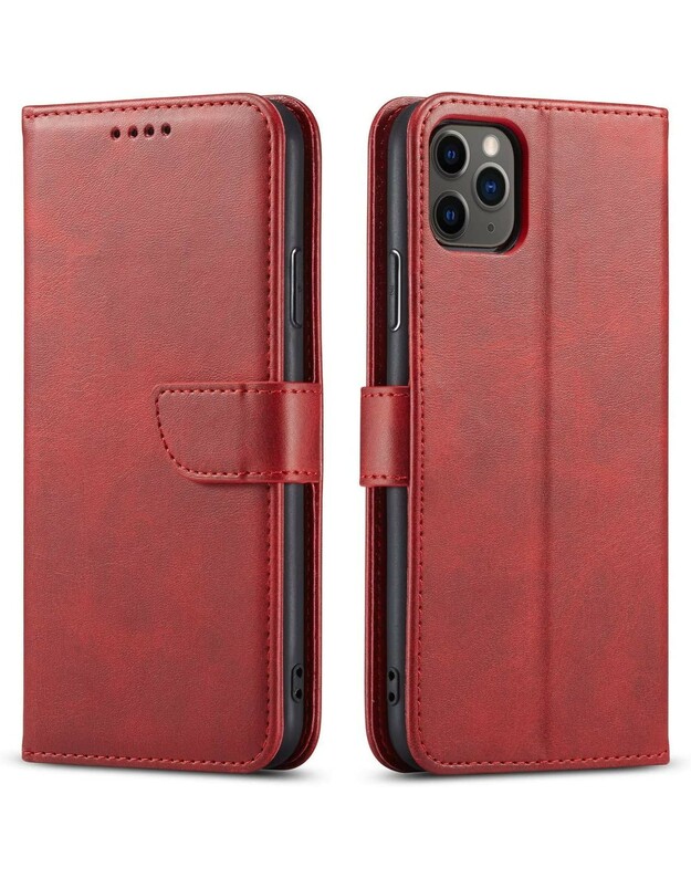 Dėklas Wallet Case Apple iPhone 11 raudonas