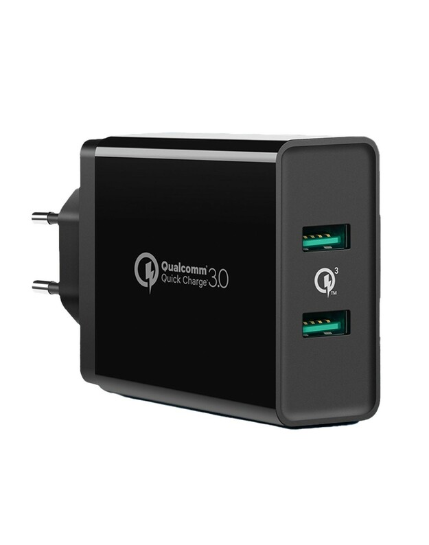 Įkroviklis buitinis Ugreen CD161 2xUSB-A 36W juodas