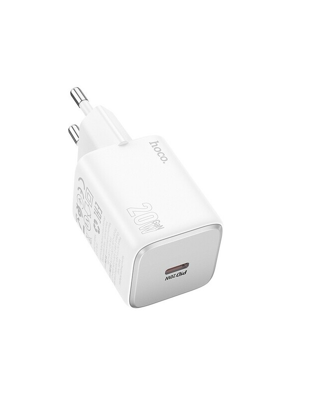 Įkroviklis Hoco N40 USB-C PD20W baltas