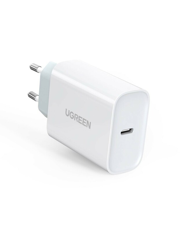 Įkroviklis Ugreen CD127 USB-C 30W baltas