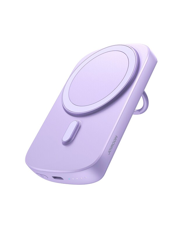 Išorinė baterija Power Bank Joyroom JR-W030 20W Magnetic Wireless 6000mAh violetinė