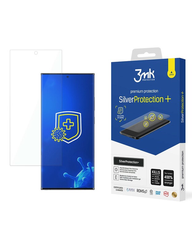 LCD apsauginė plėvelė 3mk Silver Protection+ Samsung S908 S22 Ultra 5G