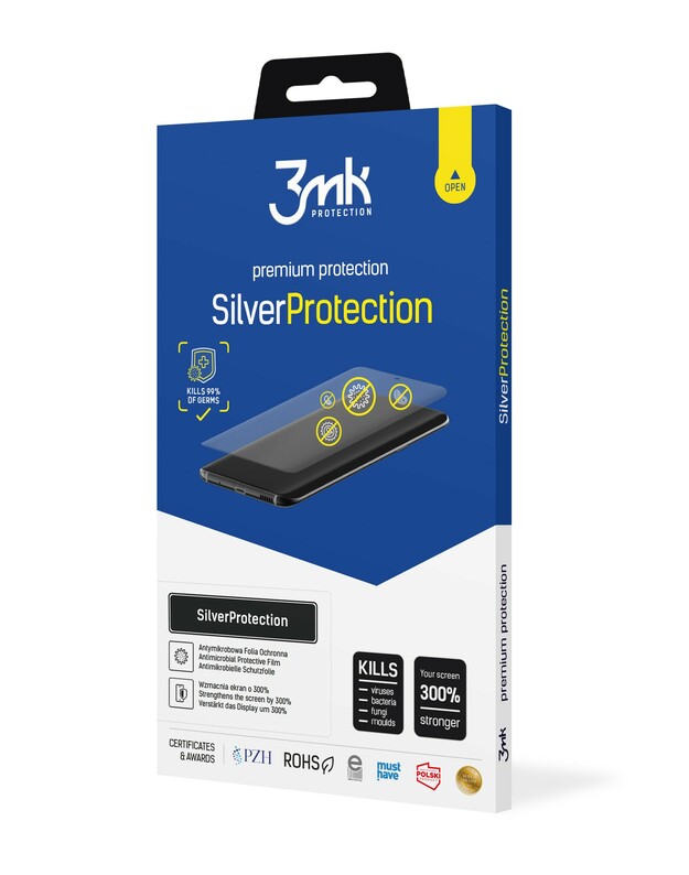 LCD apsauginė plėvelė 3mk Silver Protection+ Samsung S918 S23 Ultra 5G