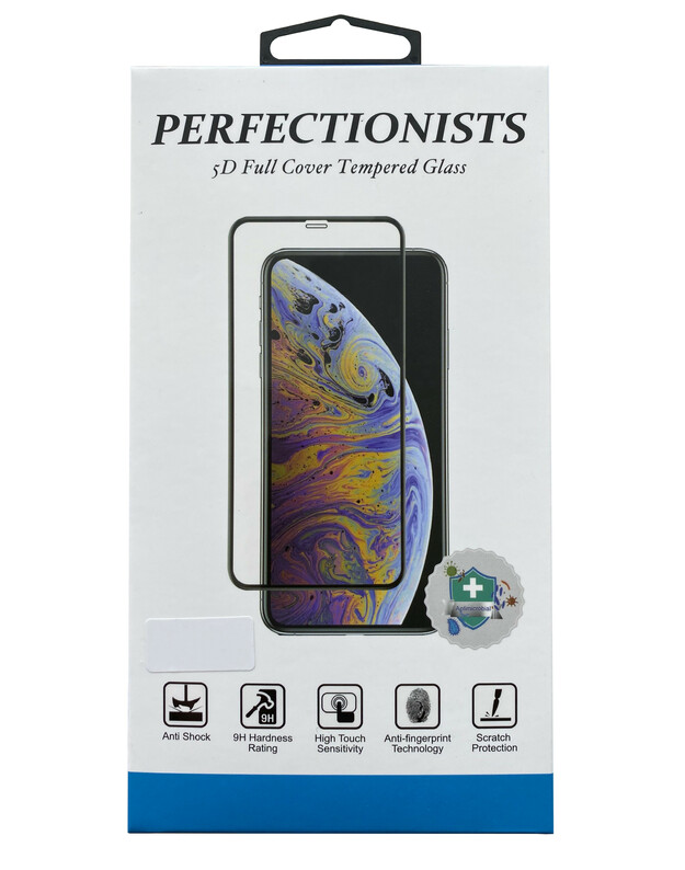 LCD apsauginis stikliukas 2.5D Perfectionists Samsung A426 A42 5G lenktas juodas