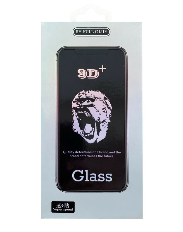 LCD apsauginis stikliukas 9D Gorilla Apple iPhone 15 juodas