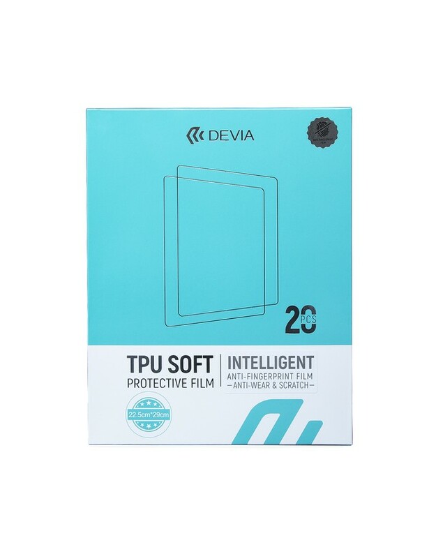 Plėvelių rinkinys karpymo mechanizmui Devia Intelligent TPU Soft Tablet 20vnt.