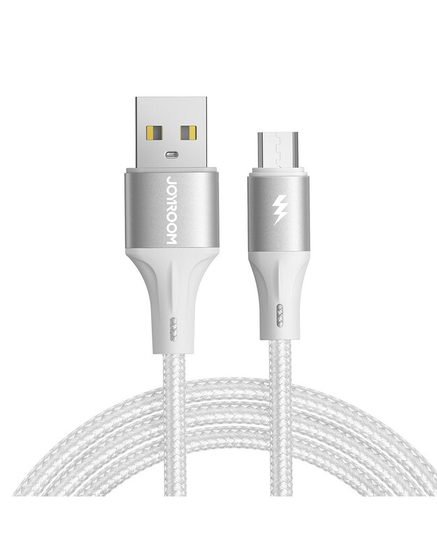 USB kabelis Joyroom SA25-AM3 USB to MicroUSB 3A 2.0m baltas