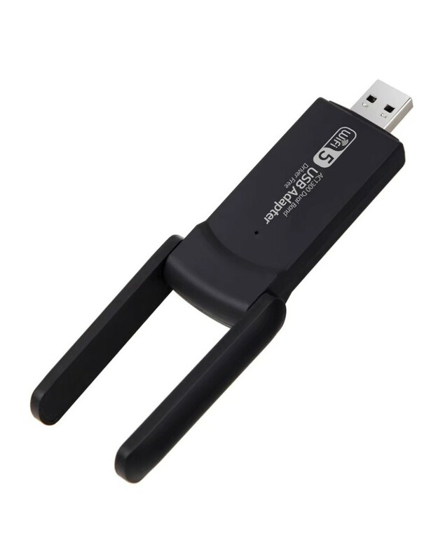 USB Wi-Fi adapteris Reach UWA-1 1300Mbps 802.11ac/a/b/g/n juodas