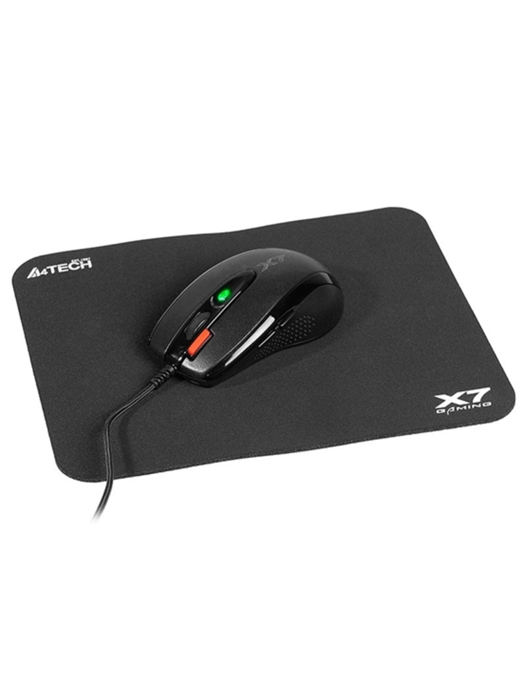 A4Tech 46028 Mouse & Pad X-7120 Black