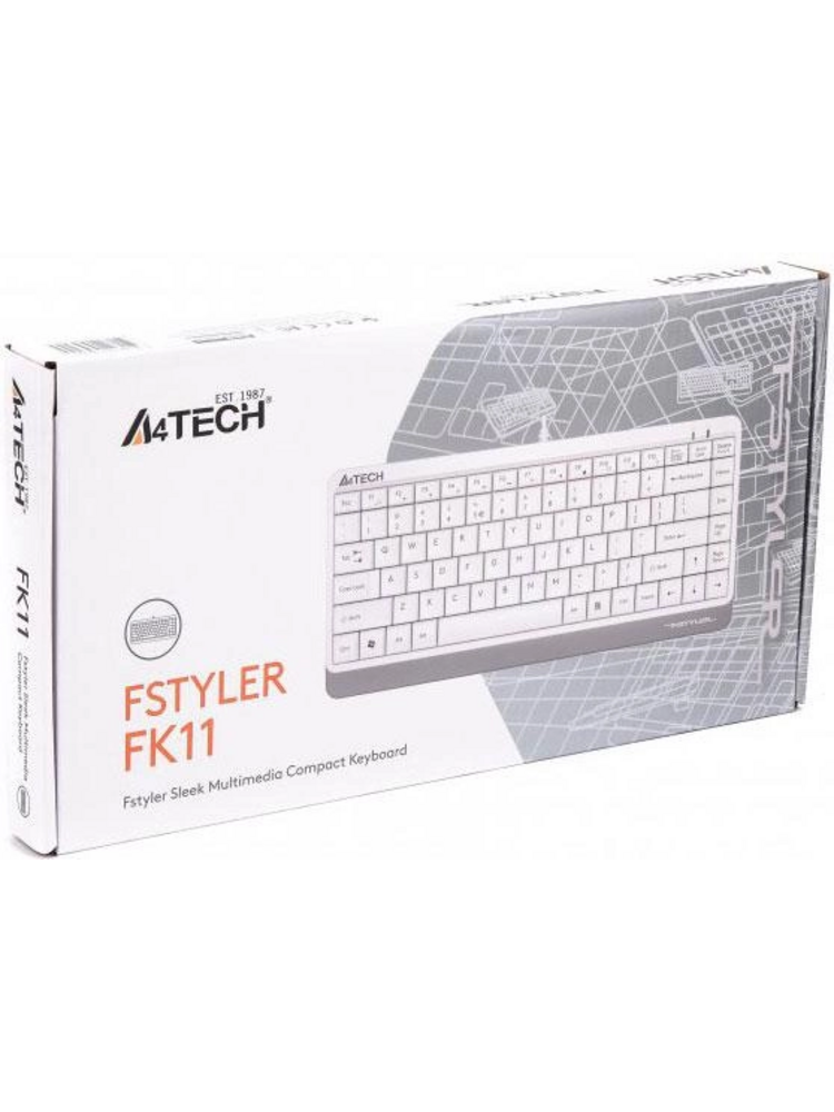 A4Tech 47119 FStyler FK11 White