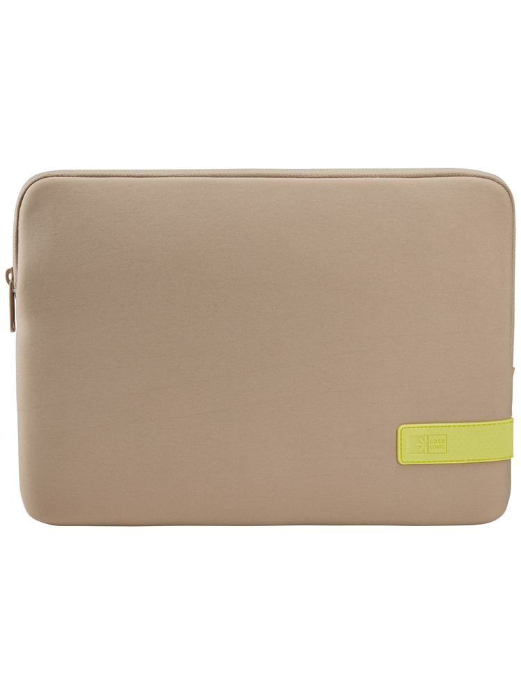 Case Logic Reflect Laptop Sleeve 13.3 REFPC-113 Plaza Taupe/Sun-Lime (3204689)