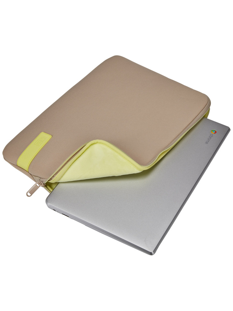 Case Logic Reflect Laptop Sleeve 14 REFPC-114 Plaza Taupe/Sun-Lime (3204694)