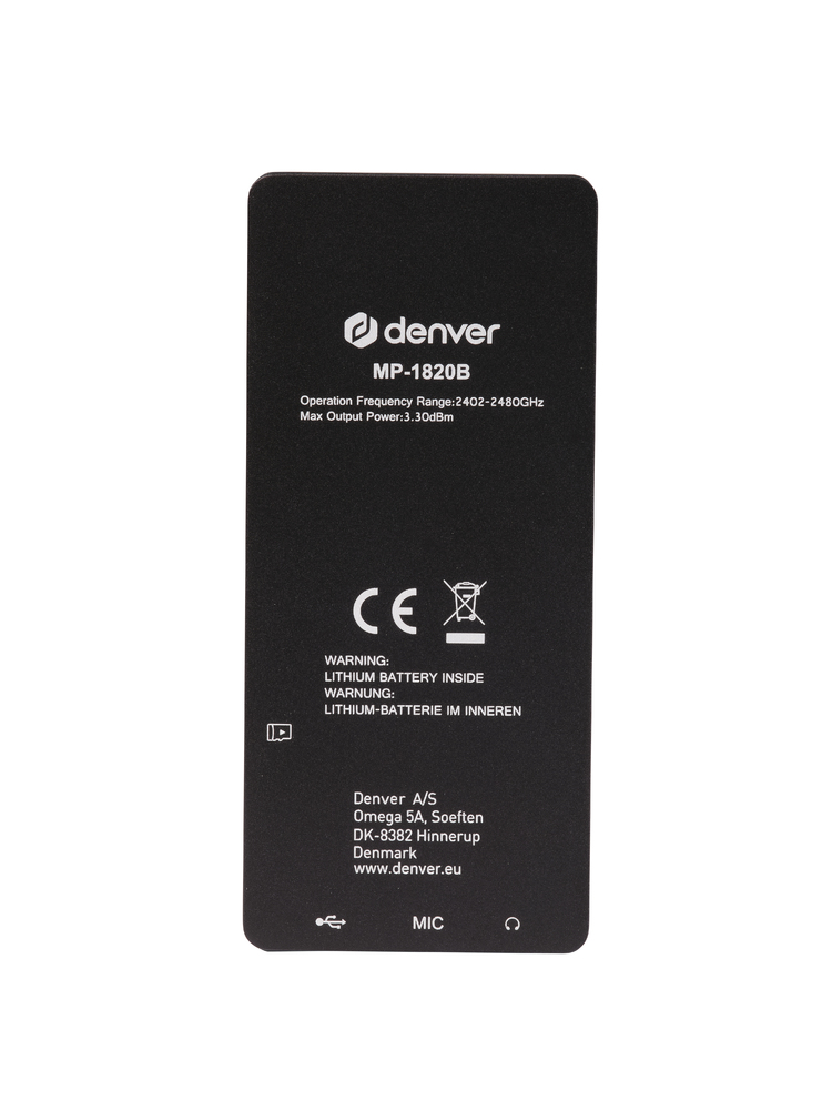 Denver MP-1820B Black