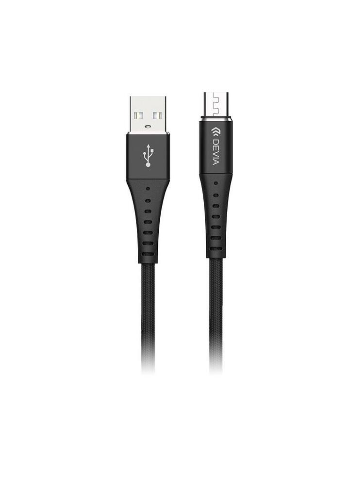 Devia Braid Series Cable (2.1A Android) 1M black