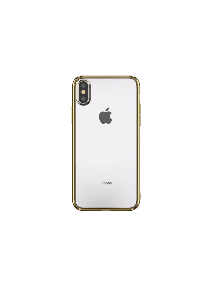 Devia Glitter soft case (TPU) iPhone XS/X(5.8) gold