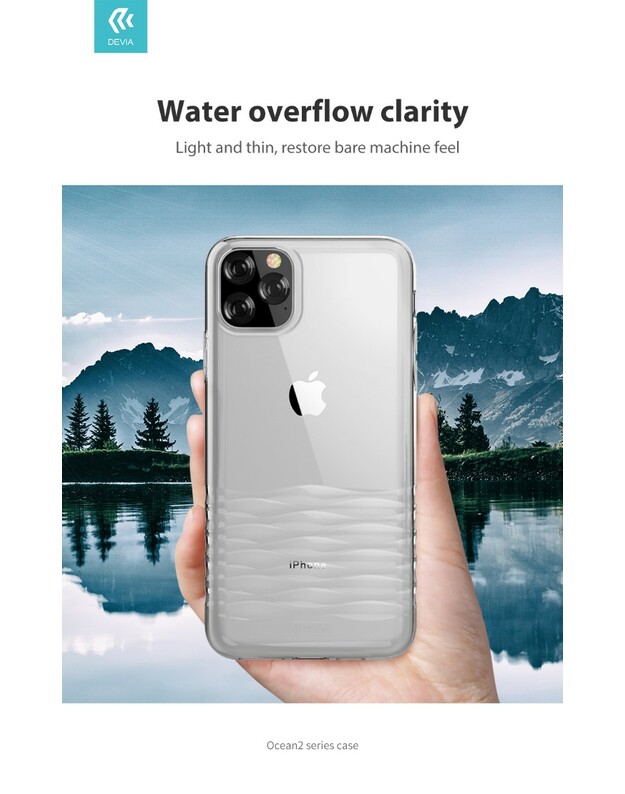 Devia Ocean2 series case iPhone 11 Pro clear