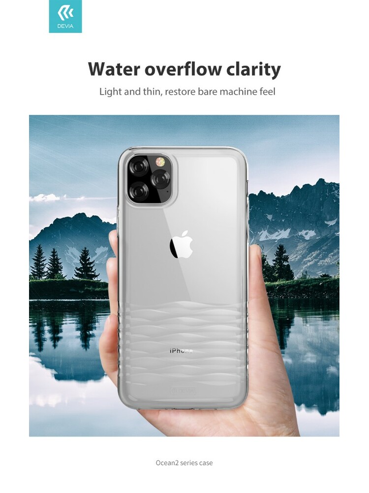 Devia Ocean2 series case iPhone 11 Pro clear