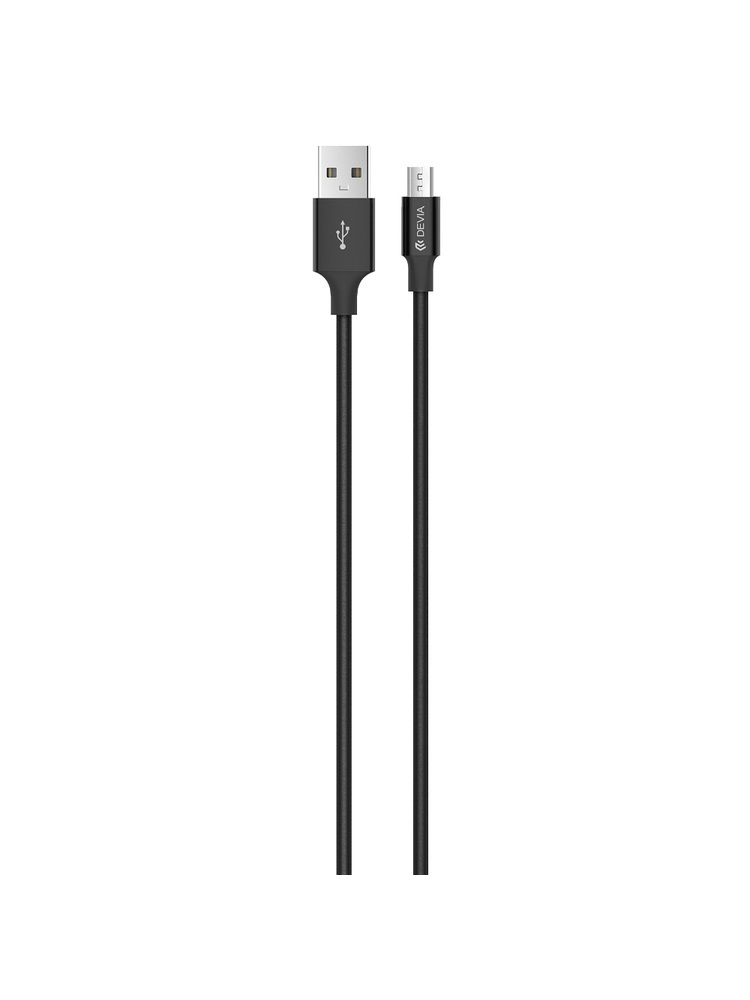 Devia Pheez Series Cable for Micro USB (5V 2.4A,1M) black