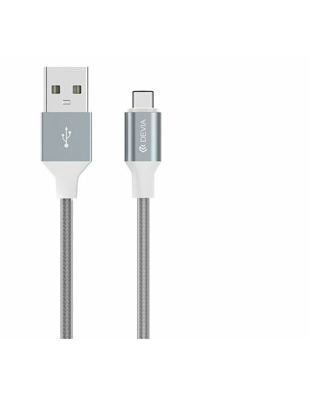 Devia Pheez Series Cable for Micro USB (5V 2.4A,1M) grey