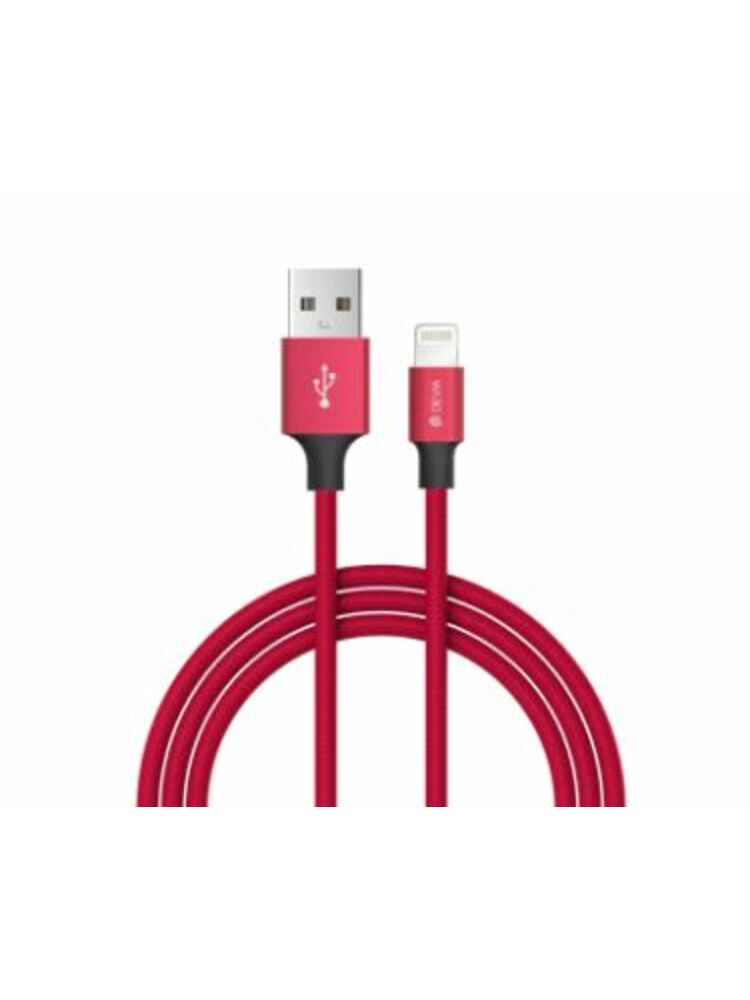 Devia Pheez series USB-C TO Lightning cable 1M red