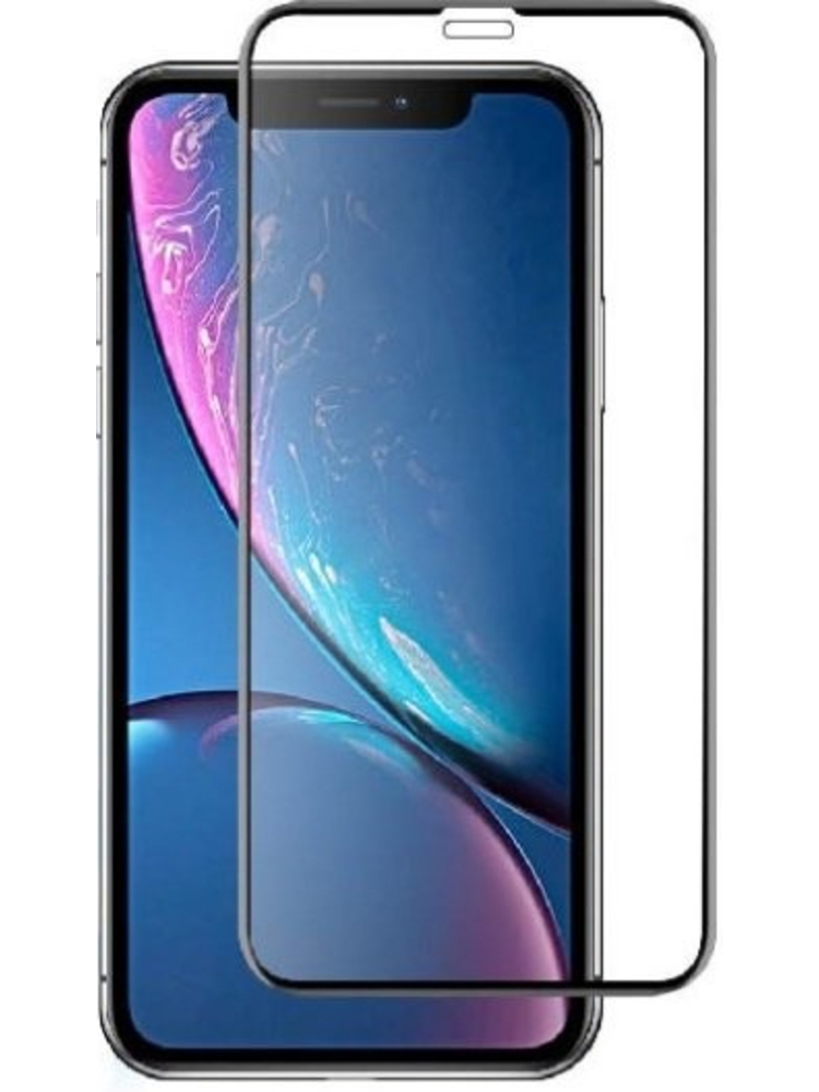 Devia Real Series 3D Curved Full Screen Explosion-proof Tempered Glass iPhone XR (6.1) black